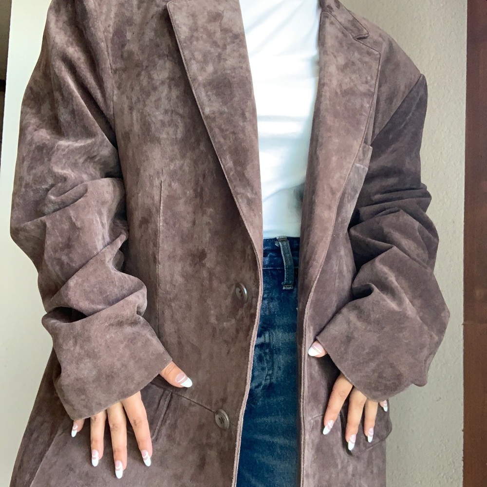 BGSD Men’s Leather Blazer